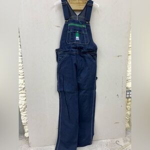 Vintage Liberty Men's denim Dark Blue Overalls size 38X32-nwot